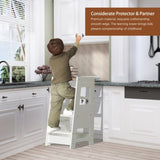Toddler Standing Tower for Kitchen, Step Stool for Kid's Adjustable Height Learning Stool, Removable W2701P207516