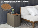 Wicker Outdoor Storage Box 69976227