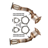 ZUN Front Left & Right Catalytic Converters for Porsche Cayenne 9P 4.8L V8 2007-2010 73962902