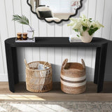 60'' Thick Top Entryway Table, Curved Legs, Support The Installation Of Inward-facing Or W1445P225047