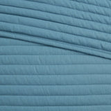 8 Piece Printed Seersucker Comforter and Quilt Set Collection Aqua King/Cal King B03597257