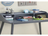 4-compartment Writing Desk in Grey B016P164699