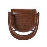 26'' Counter Stools Set of 2, Pu Upholstered Counter Stools with iron Frame, Backrest, Footrest, Arm N780P199985B