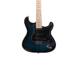 GST Stylish Electric Guitar Kit with Black Pickguard Dark Blue 58863012