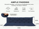 Outdoor Swing Cushions 60 Inch, Waterproof 4" Thick Porch Swing Cushion Replacement with Backrest 87425126