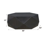 ZUN ACME Hanniel Coffee Table, Black Finish LV02775