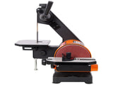 1x30 Inch Bench Sander with 5 Inch Disc with Wrench Storage and Easy Cover Off,Benchtop W465P435638