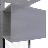Wooden Cat Enclosure with 6 Jumping Platforms, 2 Cat Condos, Cat Bridge and Scratching Board, Gray W2181P198549
