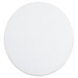 White Side Table with Turned Pedestal B062P181369