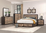 ZUN Contemporary Style Bedroom 1pc Dresser of 6x Drawers Two-Tone Contrasted Finish Wooden B01170594