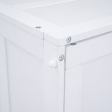 Queen Size Murphy Bed with Rotable Desk, White 11589562