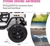 48.4" Ride On Car for Kids, Battery Powered Electric Car with 2 Seats, Remote Control, 14" 50419130