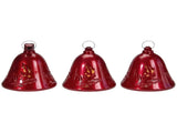 Musical Lighted Red Bells Christmas Decorations - 6.5" - Red - Set of 3 69135085
