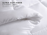 Two-pack of 100% polyester brushed single quilted comforters with microfiber filling, down 16698400