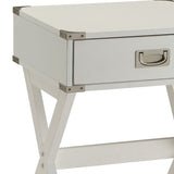 Babs White Finish Accent Table B2726P270997