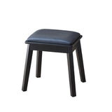 Modern Makeup Vanity Desk with LED Lights & Mirror, 4 Drawer Dressing Table Set with Stool, 3 Colors N844P257529B