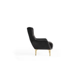 Modern Style Chair in Black B009139101