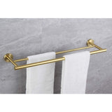 23.6 Inch Double Bar, Bathroom Bar Wall Mount, 304 Stainless Steel Bathroom Racks 10249810