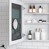 20'' W x 26'' H Surface Frameless Mirror Medicine Beveled Mirror Edges Bathroom Medicine W2287P251173
