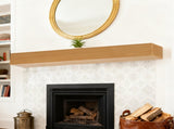 60'' Fireplace Mantel Fir Wood Wall-Mounted & Floating Shelf for Home Decor with Flat Surface W2640P386627
