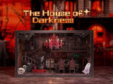 3d wooden puzzle for adults Dark Family book nook with lights model kit dollhouse DIY miniature 64462605