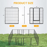 ZUN Dog Playpen 32 Inch 16 Panles, Ideal Fence for Small/Mediums Indoor & Outdoor Bliss, Perfect W1134P289742