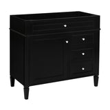 36'' Bathroom Vanity without Top Sink, Modern Bathroom Storage Cabinet with 2 Drawers and a Tip-out N710P186084B