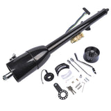 32" Black Stainless Automatic Tilt Steering Column Shift with Key, Adapter 09163059