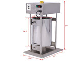 Electric Sausage Filler 20L Sausage Maker Stainless Steel Sausage Stuffer 110V 250W Sausage SSteel W465105143