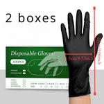 ZUN Comfy packaging [200 units] black nitrile disposable gloves. Super latex and powder free, chemical 12642936