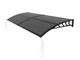 Awning for Door Entrance with Drainage Sink, 40x80 Inch Window Canopy Exterior, UV Rain Snow 14392151
