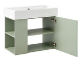 21.6 inch Modern Floating Bathroom Vanity with Ceramic Basin - Perfect for Small Bathrooms, N729P170390F