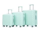 HIFINE TOURIST 20"/24"/28" 3 pcs/set in ABS Spinner Wheel Luggage, Matching Color , With Combination W2787P278781
