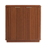 31.5'' Buffet Cabinet Sideboard with Storage Curved wave Design for Bedroom, Living Room, Hallway, 87380931