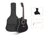 GT502 41-Inch Notch Spruce Panel Matte Edging Folk Guitar Bag Shield Wrench 80481034