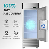 27" W Dynamic Cooling Commercial Refrigerator 23 Cu. Ft OmniSmart Temperature Control 3341 W1192P248454
