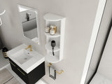 12" Bathroom Wall-Mounted Storage Rack, Float Mounting Design, W999P277165