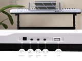 GEP-110 61 Key Lighting Keyboard with Piano Stand, Piano Bench, Built In 74222726