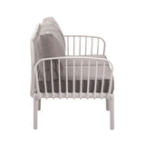 3 Piece Patio Conversation Sets, Modern Outdoor Patio Sectional Furniture Set with Square Coffee N780P199459W