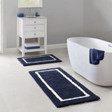 Reversible High Pile Tufted Microfiber Bath Rug B03598722