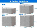 Foldable Clothing Storage Bags, NonWoven Fabric Closet Organizers in 858 Gallon Sizes, with 82904890