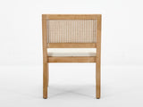 Farmhouse Rattan Dining Chairs Set of 2, Mid Century Modern Kitchen & Dining Room Chairs, Cane 63105363