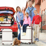 Hardshell Luggage Sets 4 Pieces 20"24"28" Luggages and Cosmetic Case Spinner Suitcase with TSA 17639743