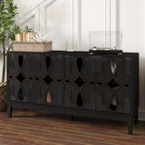 60.5" Mid Century Modern Sideboard Buffet with Storage, TV Media Console Table, Storage W1801P268982