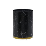 15.75inch Round Sidetable for Living Room Fully Assembled Black W876106489