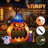 6.9ft Pumpkin Inflatable Halloween Decoration 23910280