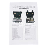 80M Digital Hydraulic Pressure Test Kit Gauge Coupling Hose with Case for Excavator 79310625