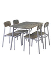 ZUN Modem 5 piece dining table set W515P247206