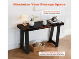 36-inch Console Table, Modern Wooden Desk for Behind the Couch, Rectangular Entryway Table, Slim 09673609