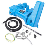 Fuel Transfer Pump Cast Iron Heavy Duty Pump 12V 15GPM for Diesel Biodiesel Blue 58243856